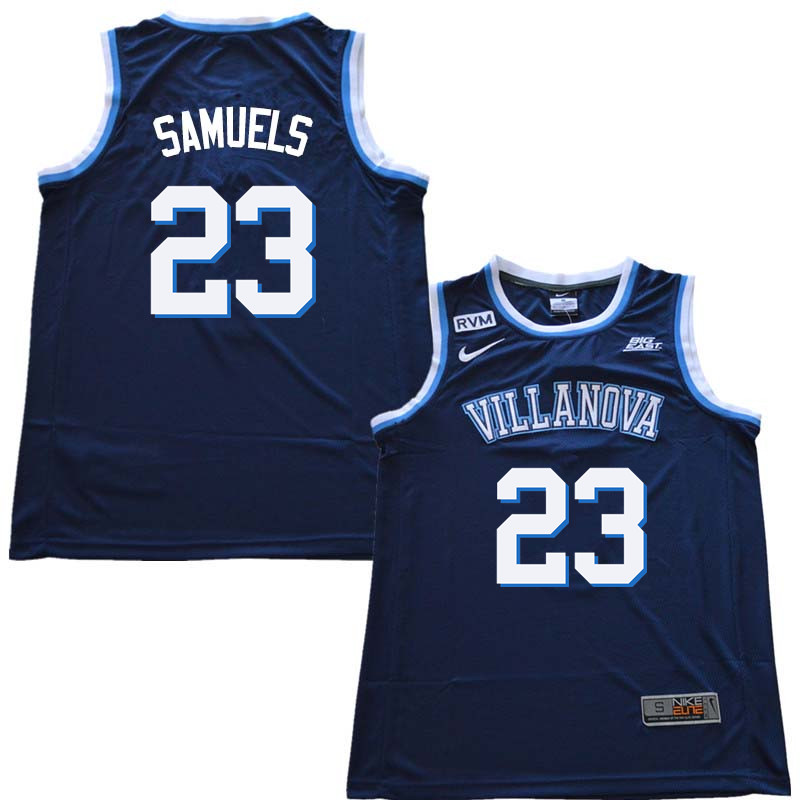 2018 Men #23 Jermaine Samuels Willanova Wildcats College Basketball Jerseys Sale-Navy - Click Image to Close